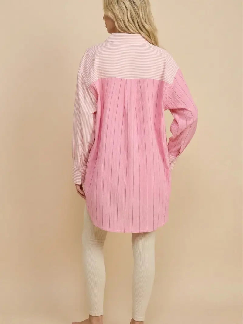 Stripe Oversize Top