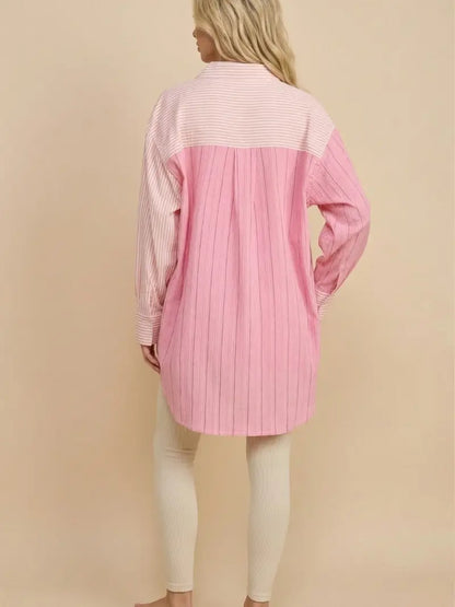 Stripe Oversize Top