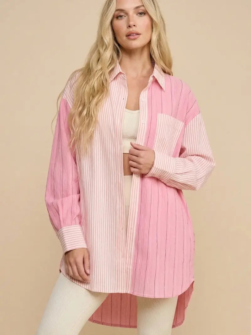 Stripe Oversize Top