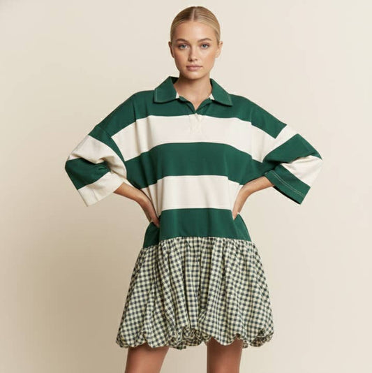 Green Bubble Dress