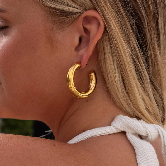 Jolie Large Hoops