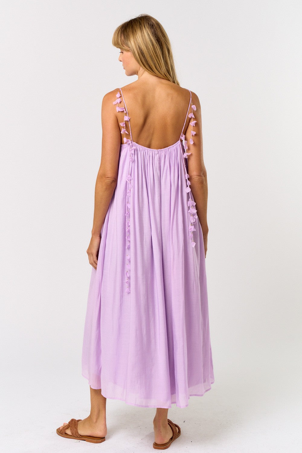 Lilac Midi Dress