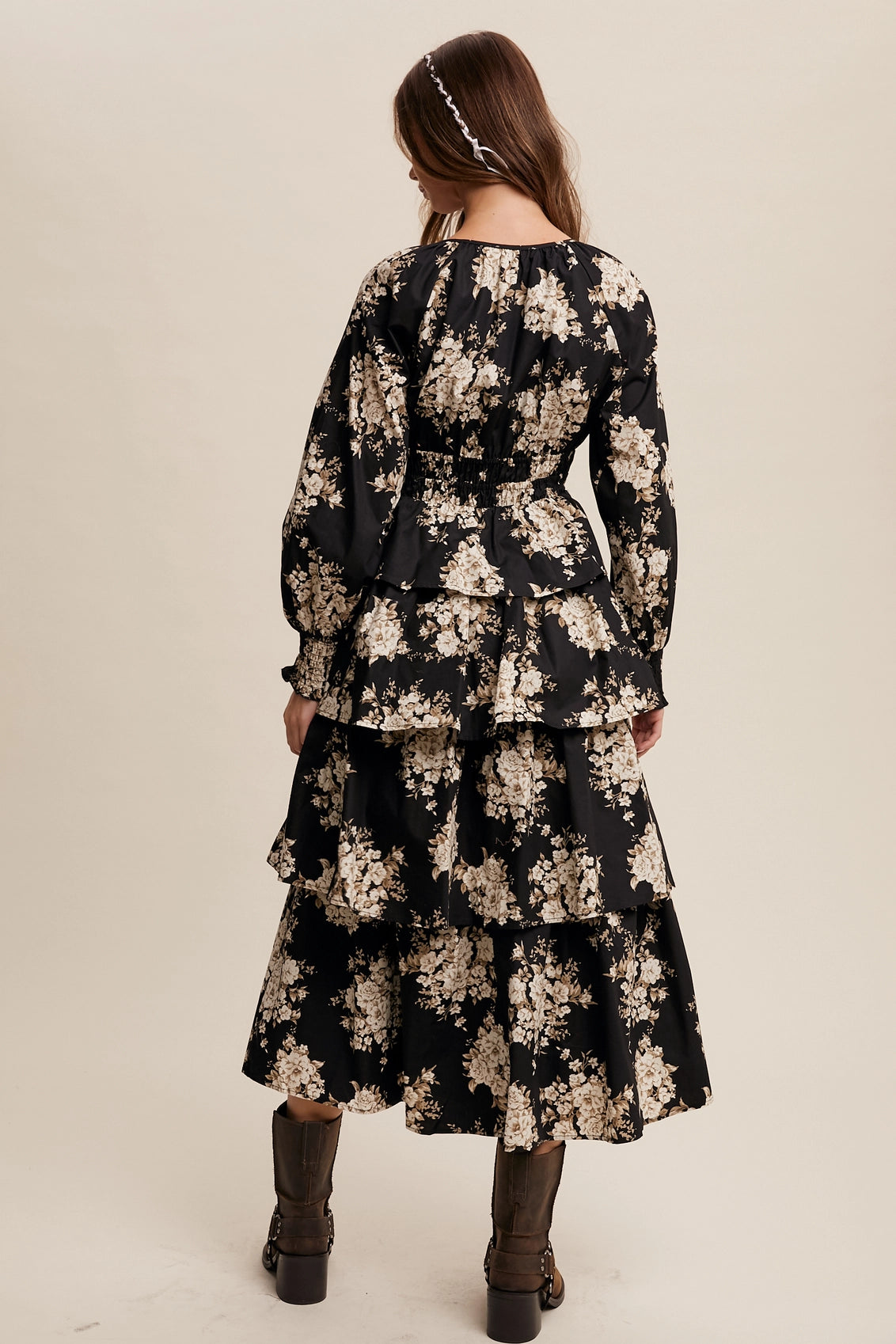 Floral Tiered Maxi Dress