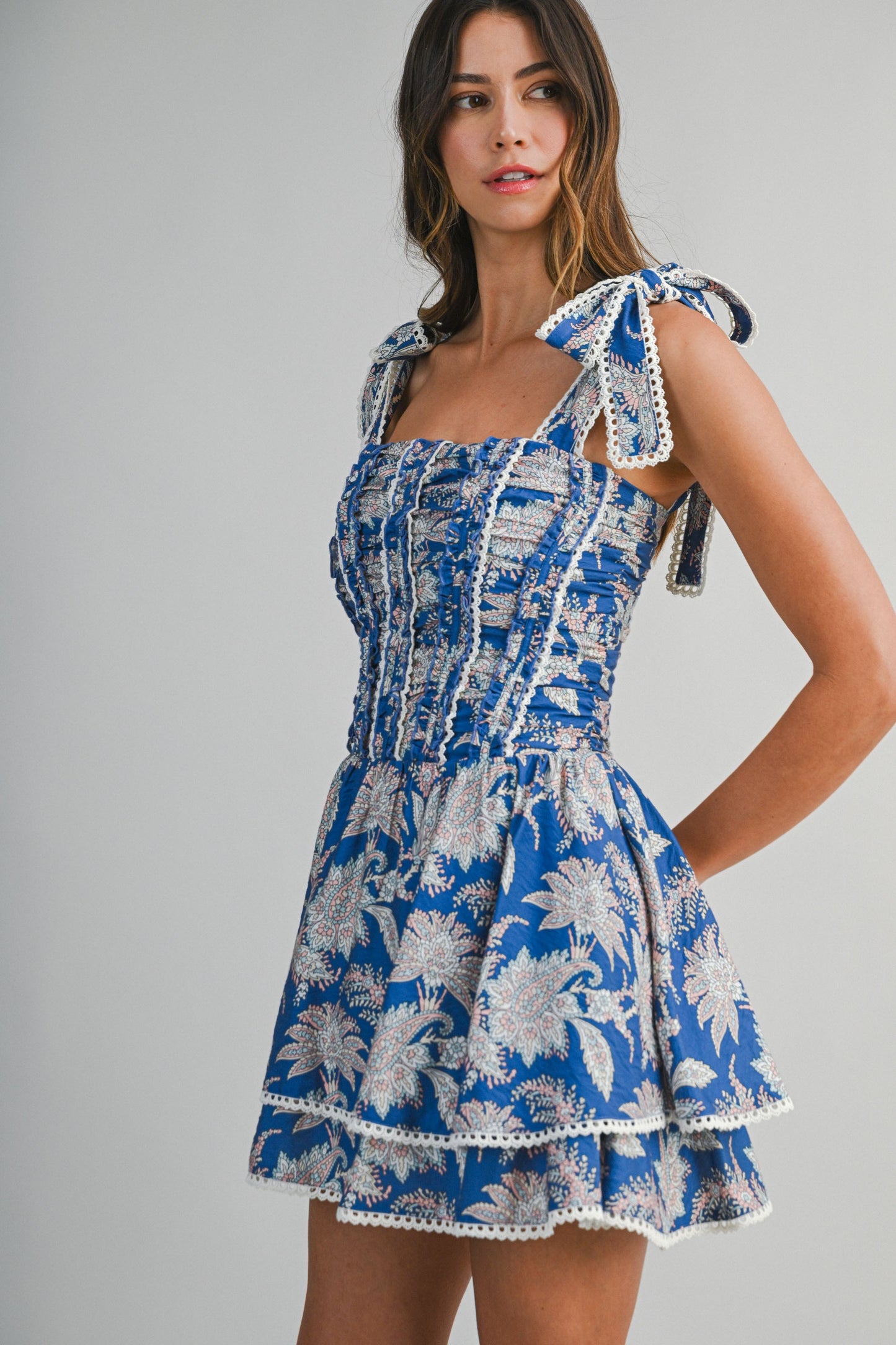 Paisley Mini Dress