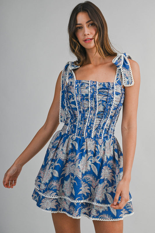 Paisley Mini Dress