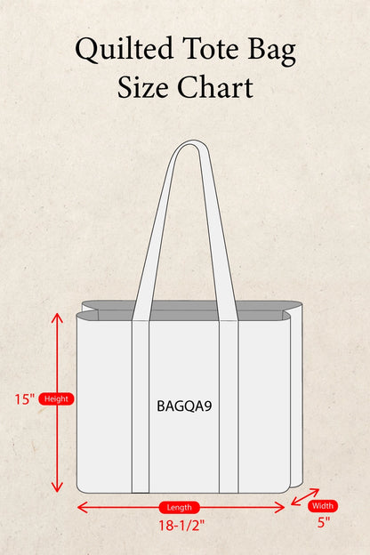 Quilted Boxy Tote