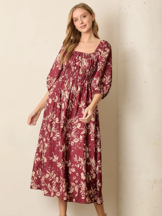 Mahogany Maxi Dress
