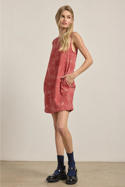 Bandana Shift Dress