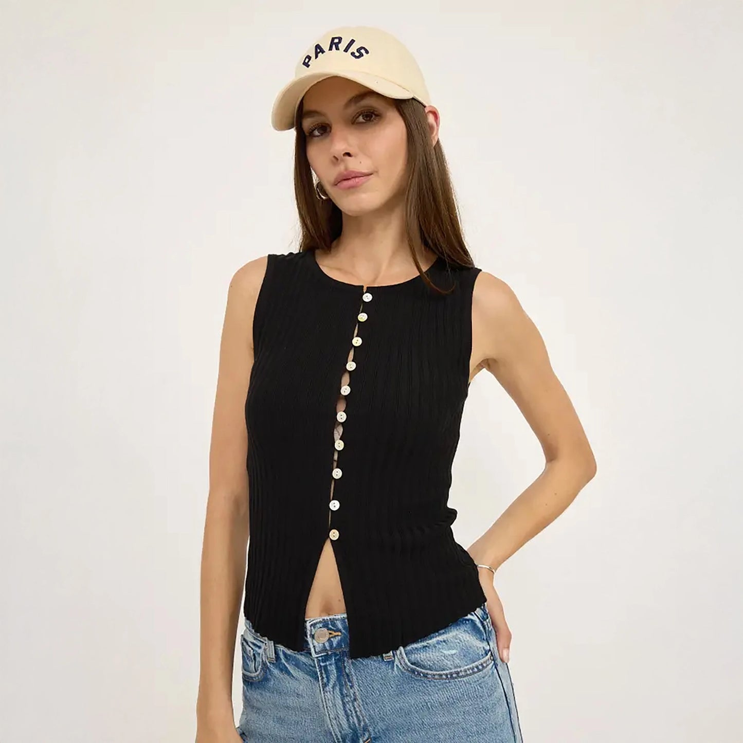 Kay Button Tank