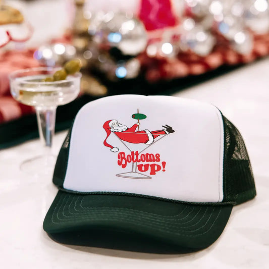 Bottoms Up- Holiday Trucker Hat