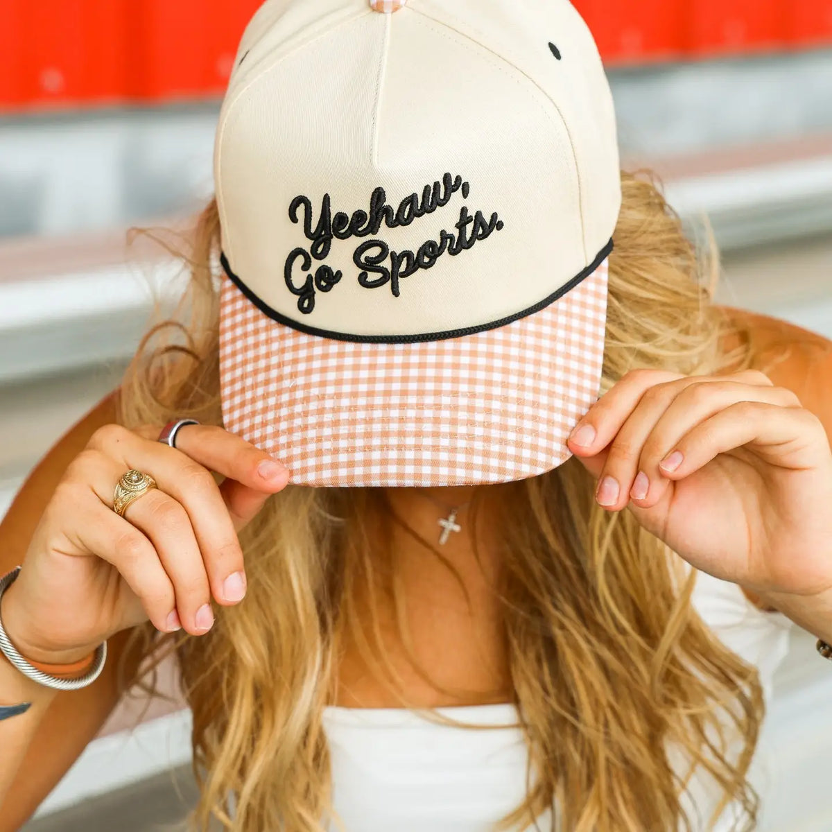 Go Sports Gingham Hat