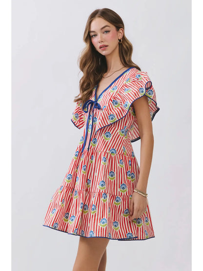 Floral Ruffle Mini