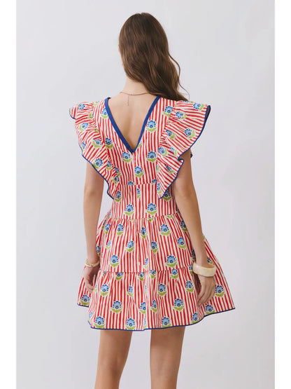 Floral Ruffle Mini