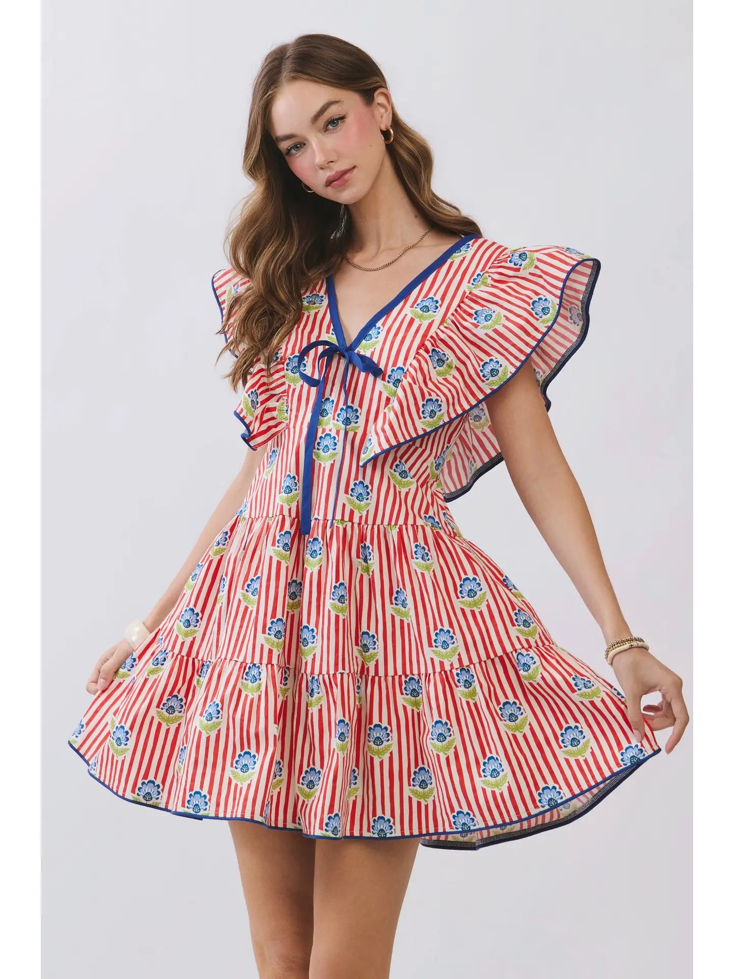 Floral Ruffle Mini