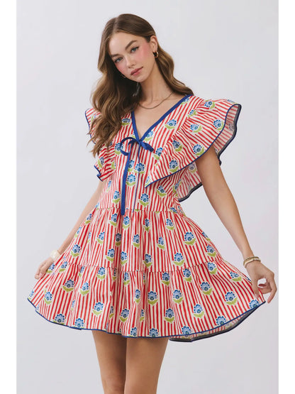 Floral Ruffle Mini