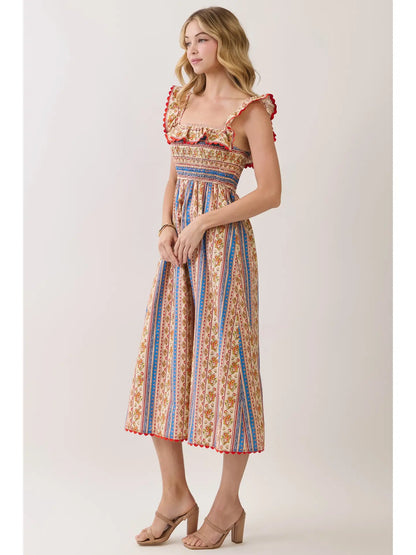 Paisley Midi Dress