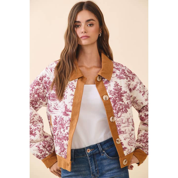 Toile Button Jacket