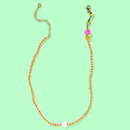 Beaded Heart Necklace