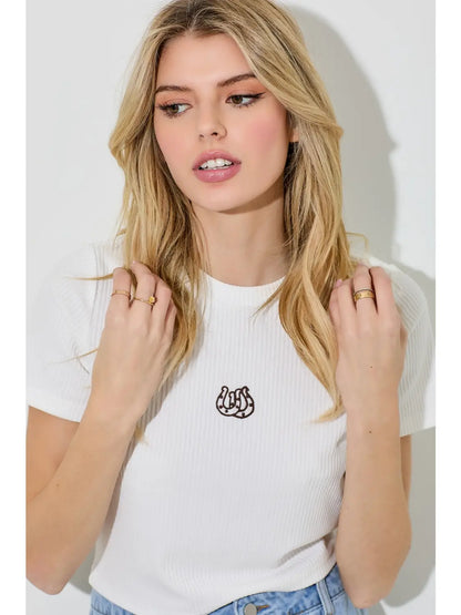 Horseshoe Baby Tee