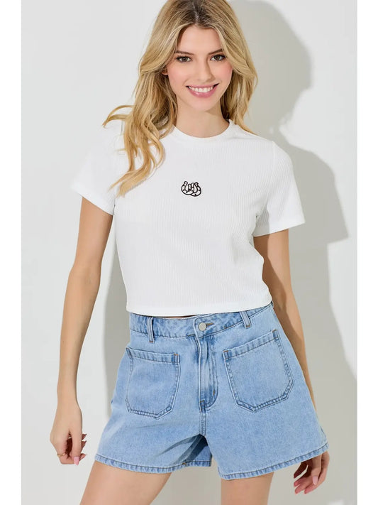 Horseshoe Baby Tee
