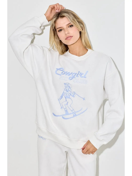 Cowgirl Ski Club Sweatshirt