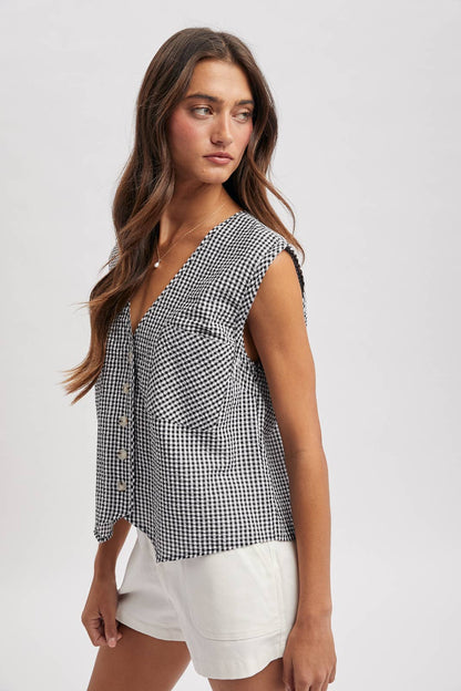 Florence Gingham Top