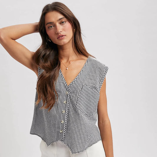 Florence Gingham Top