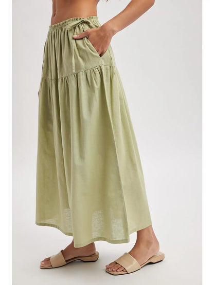 Sage Midi Skirt