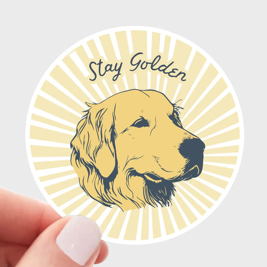 Stay Golden Sticker