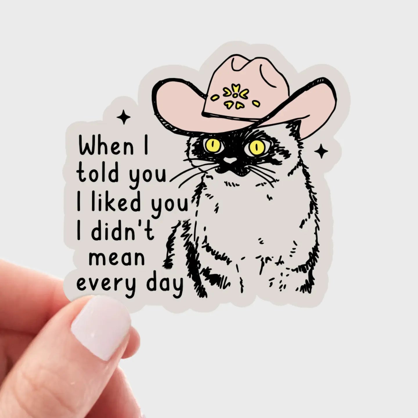 I Didn't Mean Every Day Sticker