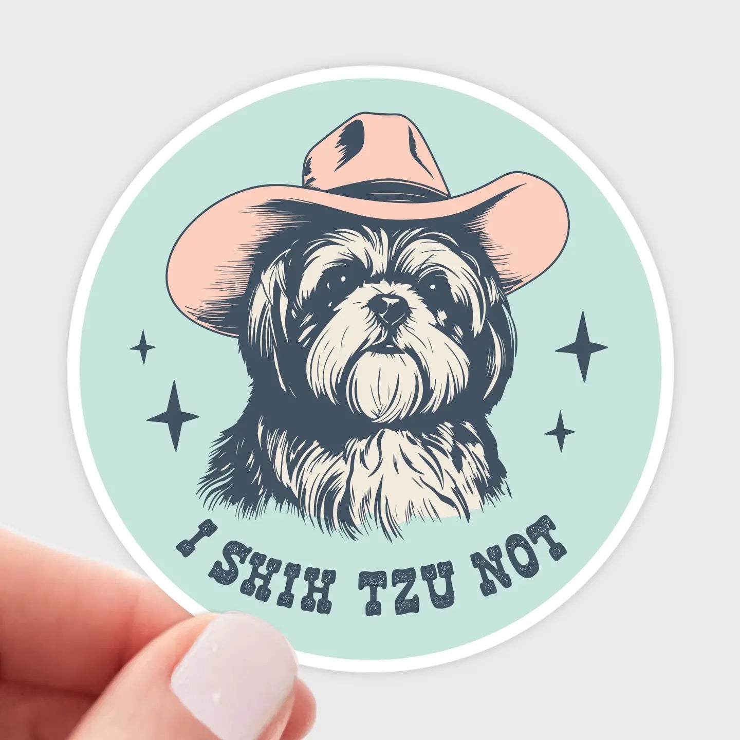 I Shih Tzu Not Sticker